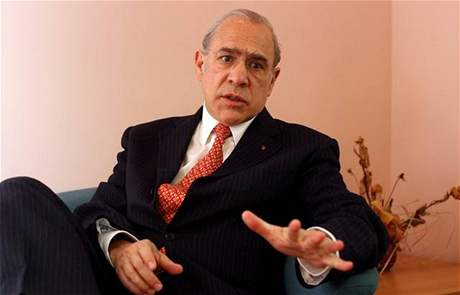 Generální tajemník OECD Angel Gurría.