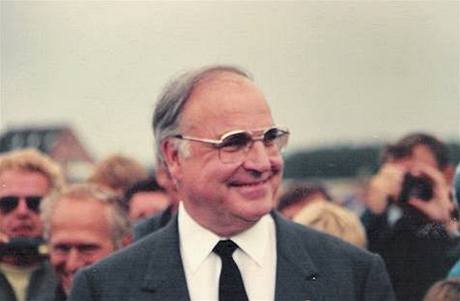 Západoněmecký kancléř Helmut Kohl