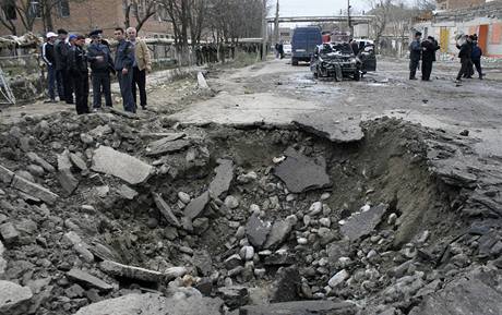 Stedení výbuch v Dagestánu