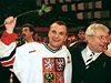 Reichel jako kapitán mistr svta 1996 s kouem Lukem Bukaem.