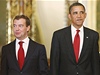 Dmitrij Medvedv a Barack Obama