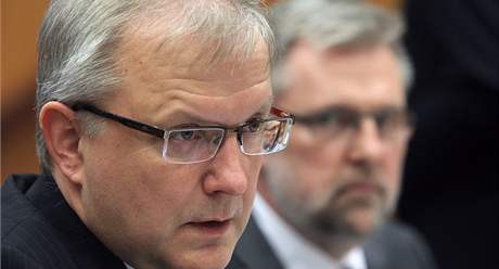 Ollii Rehn - evropský komisa pro mnové a rozpotové záleitosti