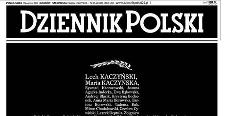 Tragédie v Polsku na stránkách svtového tisku - polský Dziennik 