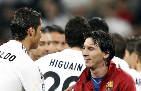 Cristiano Ronaldo a Leo Messi.