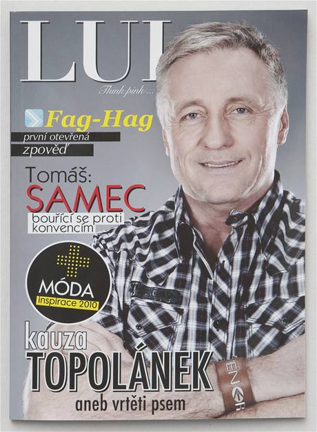 Magazín LUI s Mirkem Topolánkem - titulní strana