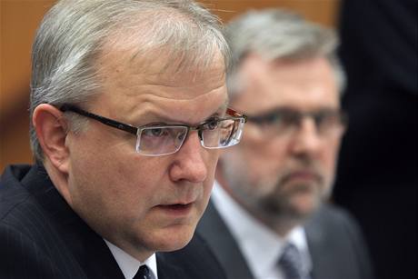 Ollii Rehn - evropský komisa pro mnové a rozpotové záleitosti