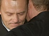 Donald Tusk a Vladimir Putin