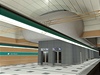 Vizualizace nové stanice Petiny linky A praského metra.