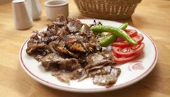 Turecká verze. Kebab z jehn��ího masa.