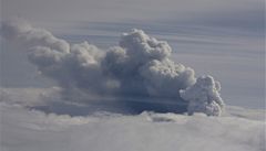 Mrak vulkanického prachu z islandského vulkánu Eyjafjöll