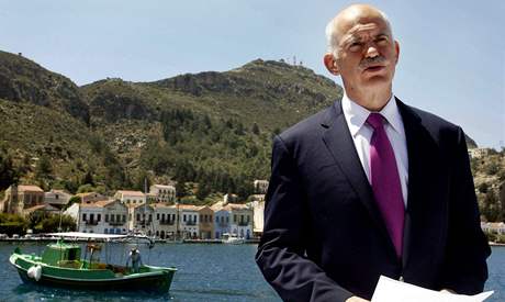 ecký premiér Jorgos Papandreu 