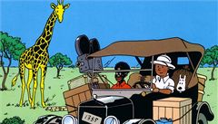 Kresba z přebalu komiksové knihy TinTin v Kongu | na serveru Lidovky.cz | aktuální zprávy
