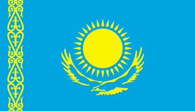 Vlajka Kazachstn