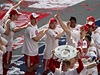 Bayern slaví titul.