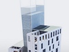 Vizualizace brnnského mrakodrapu AZ Tower, který  bude mit 109,5 metru.