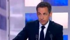 Nicolas Sarkozy ve studiu France 3