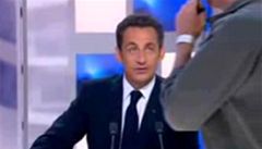 Nicolas Sarkozy ve studiu France 3