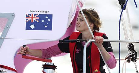 estnáctiletá australská jachtaka Jessica Watsonová