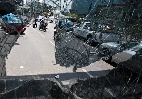 Nehoda v Bangkoku (ilustraní foto)