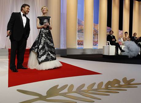 Festival v Cannes, porota Russell Crowe a Cate Blanchettová