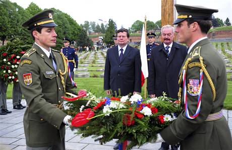 Tryzna v Terezín - Alexandr Vondra a Pemysl Sobotka