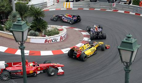 Formule 1: Mark Webber, Sebastian Vettel, Robert Kubica, Felipe Massa