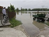 Povodn 2010: obec Rohatec na Hodonínsku.