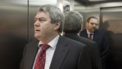 P�edseda KS�M na náv�t�v� Lidových novin.