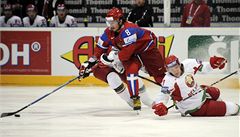 Rusko - Blorusko (Alexander Ovekin vymíchal dva protihráe)