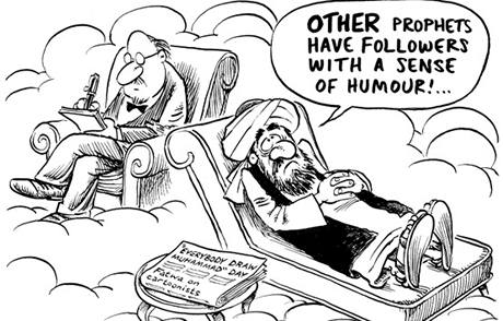 Karikatura proroka Mohameda od Jonathana Shapira