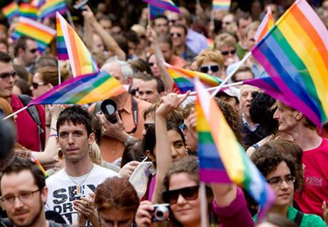 Pochod homosexuál v Bratislav