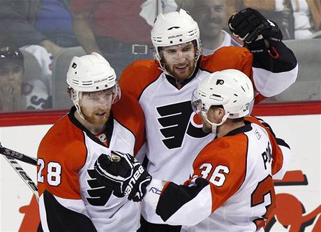 Hrái Philadelphia Flyers po vítzství nad Montrealem