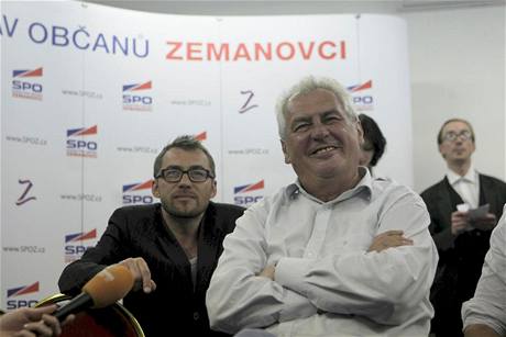 Volební táb SPOZ - Milo Zeman.