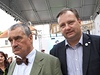 Karel Schwarzenberg eká na konené výsledky voleb.