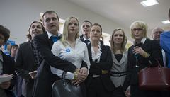 Kandidáti za stranu Vci veejné ekají na výsledky voleb do Poslanecké snmovny