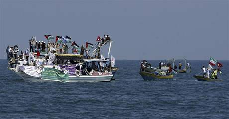 Mezinárodní humanitární flotila s pomocí pro Gazu