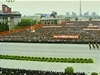 Severokorejský reim zorganizoval demosntraci v centru Pchjongjangu.