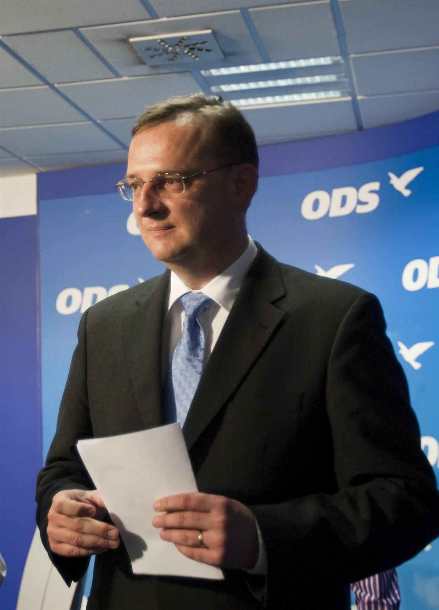 Tiskov konference ODS - Petr Neas