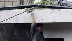 Tropická bou�e Agatha �ádila ve St�ední Americe.