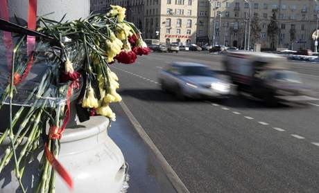 Gagarinovo námstí, místo smrtelné nehody, kterou podle svdk zavinilo auto viceprezidenta firmy Lukoil Anatolije Barkova