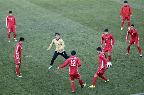MS ve fotbale: Trénink Severní Koreji
