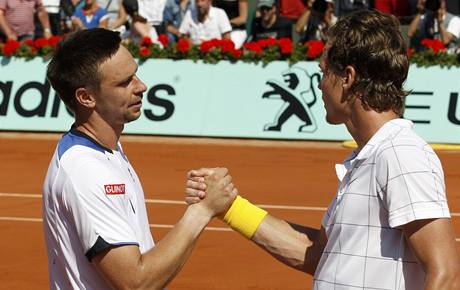 Robin Sderling a Tom Berdych.