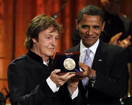 Paul McCartney a Barack Obama