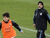 Diego Armando Maradona a Lionel Messi.