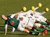 Fotbalové mistrovství svta: jihoafrická reprezentace pi tréninku.