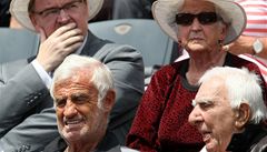 Jean Paul Belmondo se svým hereckým kolegou.