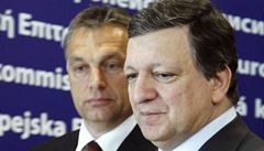 Viktor Orbán a José Barroso