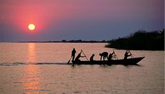 Africk jezero Tanganika se ohv, me za to zejm lovk