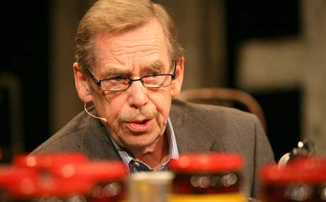 Vclav Havel v Divadle Husa na provzku