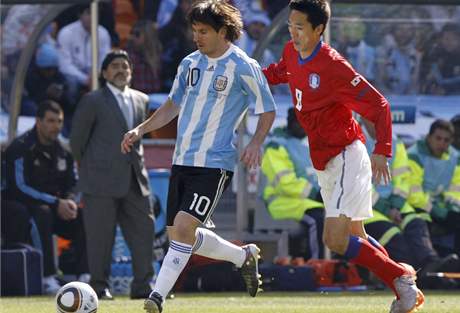 Argentina - Jiní Korea (Messi)